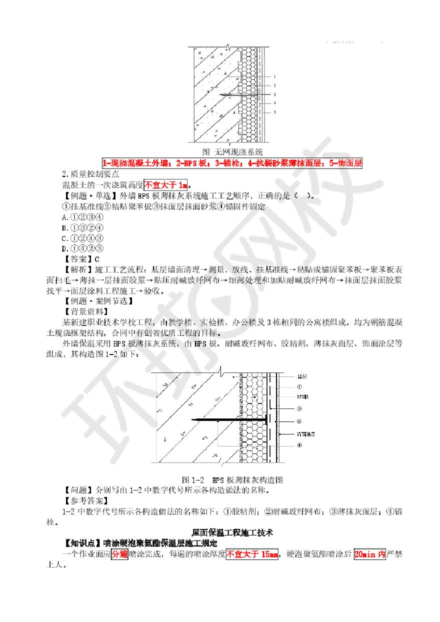二建保溫材料工序要求詳解