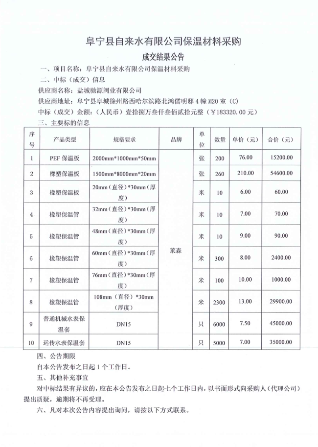 自來(lái)水保溫材料價(jià)格表及相關(guān)因素深度解析